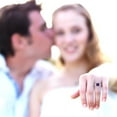 thumbnail image 5 of 2.5 ct Princess Cut Natural Amethyst Three-Stone Engagement Ring for Women in 18K Yellow Gold, 5 of 5