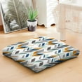 thumbnail image 2 of Dutch Velvet Square Yoga Cushion 22 Inch, Boho Meditation Floor Pillow for Bedroom and Reading Area, 2 of 7