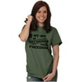 thumbnail image 3 of US Army Logo My Sis Defending Freedom Men's Graphic T Shirt Tees Brisco Brands 4X, 3 of 5