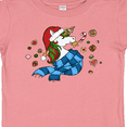 thumbnail image 4 of Inktastic Cute Christmas Unicorn with Cookies Boys or Girls Baby T-Shirt, 4 of 5