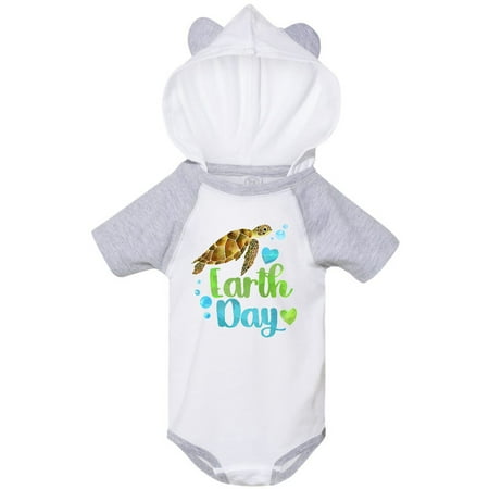

Inktastic Earth Day Sea Turtle and Hearts Gift Baby Boy or Baby Girl Bodysuit