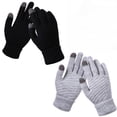 thumbnail image 2 of Tool Series Screen Gloves Winter Male And Female Couples Piled Thickened Wool Non Slip Riding Finger Cold Proof Knitted Warm Gloves, 2 of 9