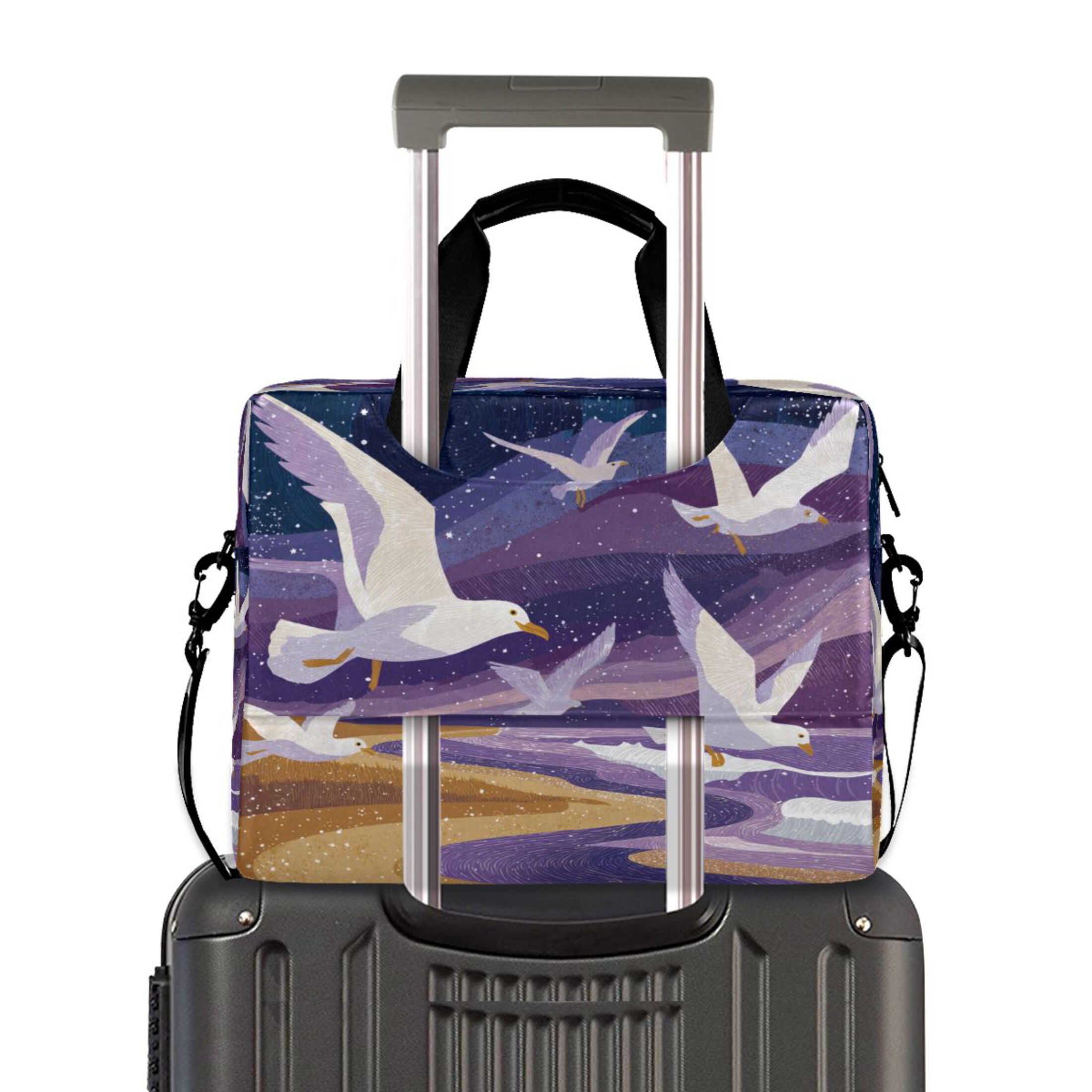 Laptop Bag Laptop Briefcase 15.7 x 3 x 11.8 Inches Laptop Bag Briefcases Laptop Storage Travel Laptop Bag Work Laptop Bag Beautiful Seagulls