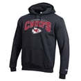 thumbnail image 2 of Men's Champion Black Kansas City Chiefs Powerblend Arch over Logo Hoodie, 2 of 3
