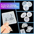thumbnail image 3 of LET'S RESIN Silicone Mold Making Kit, 63.48oz Non-Toxic Liquid Rubber for Resin Molds, Clear & Easy to Use (3.968lbs), 3 of 7
