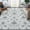 Grey, variant on Haperlare Oriental Boho Floral Area Rugs 5'x7' Soft Non Slip Rugs for Bathroom Multi Color Nursery Carpet