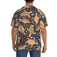 thumbnail image 5 of KLL Turtles and Sea Plants Print Men's Shirt Short Sleeve Button Down Summer Cuba Beach Shirts- XX-Large, 5 of 7