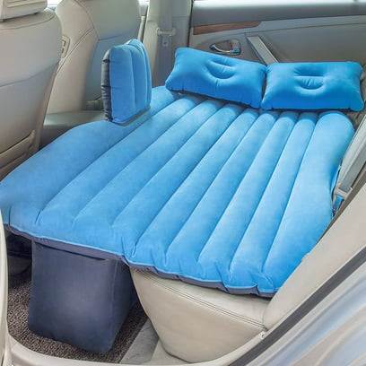 Inflatable Mattress Extended Couch for car with Motor Pump, Two Pillows