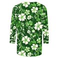 thumbnail image 3 of St Patricks Day Shirt Women St Patricks Day Sweatshirt Women Fashion 2025 Crewneck Long Sleeve Graphic Print Blouses, 3 of 5