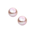 thumbnail image 1 of Aretes Perla Cultivada Púrpura Suave Natural  Plata .925, 1 of 5