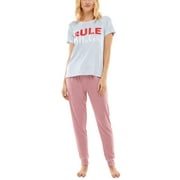 Roudelain Women's Matching Mommy & Me Whisper Luxe T-Shirt Gray Size L