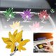 thumbnail image 2 of Hoja de arce perla coche fragancia clip colorido hoja de arce coche perfume clip de aromaterapia clip de coche decoración del aire, 2 of 7