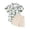 j-84Beige47, variant on MEZZALL Boys Casual Outfit Sets O-Neck Short Sleeve Shirt And Shorts Beach Tropical Leaf Print Play Kids Fashion Style Kids Trendy Summer Clothing Sets
