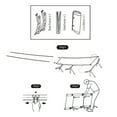 thumbnail image 4 of Lit de Camp Pliant d'Extérieur Léger à Usage Haut et Bas, Lit de Camp Portable pour la Chasse, Lit Simple pour Dormir à la Maison, Camping, Randonnée, Voyage, Plage, Cour Arrière, Randonnée, 4 of 8