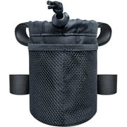 UCEDER 4 Mounting Straps Bicycle Handlebar Cup Holder,Bike Water Bottle Holder Bag Drink Holder with Mesh Pocket and Adjustable Buckle.Easy to Reach The Bottle Without Stopping Cycling