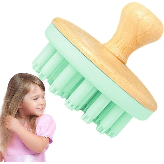 Shower Scalp Brush | Silicone Scrubbing Head Massager for Scalp - Head Scrubber for Men, Women, Teens, Washing and Relaxing Scalp for Wet Dry Hair Care Lvtfco