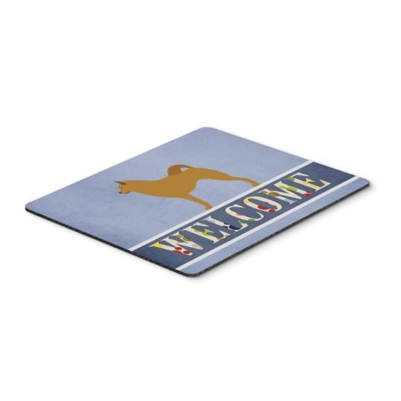 Carolines Treasures Finnish Spitz Welcome Mouse Pad - Hot Pad Or Trivet