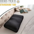 thumbnail image 4 of Cover for Premium Microbead Bed Pillow, Medium Extra Smooth, Silk-like Anti Aging Cover, Cooling Matte Black, 4 of 5