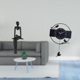 thumbnail image 2 of Reloj De Resina Con Escultura Imaginativa, Figura Artística Para El Hogar, La Oficina, Estantería Y Adorno De Pared Minimalista Decorativo Para Sala De Estar, Estudio Y Cocina., 2 of 8