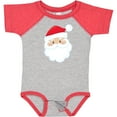 thumbnail image 3 of Inktastic Santa Claus, Smiling Santa, Red Hat, White Beard Boys or Girls Baby Bodysuit, 3 of 5