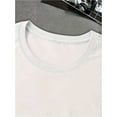 thumbnail image 3 of 1pc Inspirational Quote T-Shirt for Women, Vintage Book Graphic, Casual Crew Neck Short Sleeve Sporty Tee, All-Season Knit Fabric Pullover, Regular Fit - 220g/ m2, 3 of 6