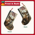 thumbnail image 2 of Uemuo American Wildlife Deer Forest Print Christmas Stockings, 18inch Xmas Hanging Stocking Decorations for Christmas Party Family Decor, 2 of 7