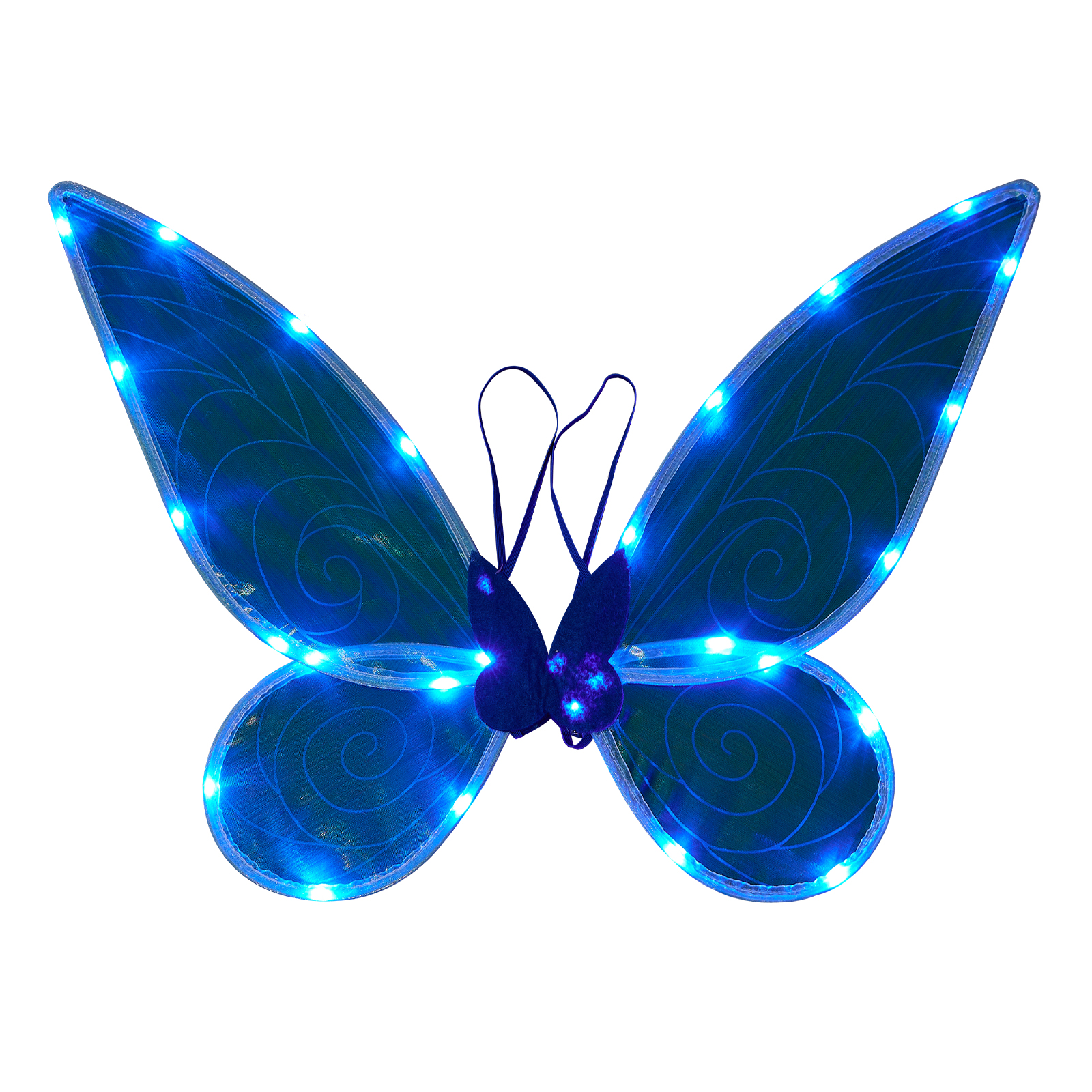 Light Up Fairy Wings Sparkly Butterfly Wings for Women Girls LED