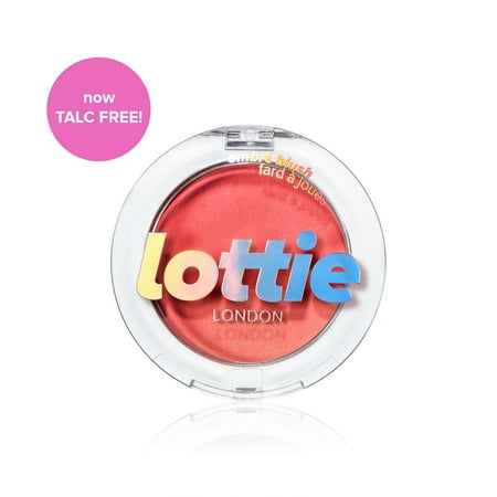 Lottie London Ombre Blush Red Hot, 100% Vegan Ombré Powder Blush, Talc Free, 0.14 Oz
