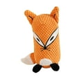 thumbnail image 2 of Stuffed Animal Dog Toy Plush Toy Squeaky Toy for Dogs Lightweight for Aggressive Orange, 2 of 9