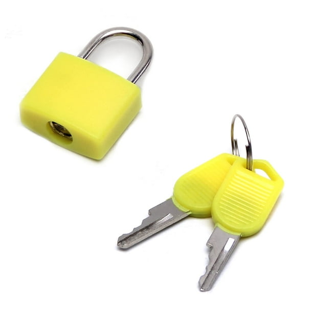2 piezas, candado con llave ABS candado con llave cerradura antioxidante, candados de aleación de zinc con 2 llaves herrajes para muebles de bricolaje