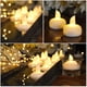thumbnail image 4 of 12 velas flotantes de inducción en agua, vela electrónica LED romántica para boda, pecera, velas pequeñas intermitentes (blanco cálido), 4 of 5