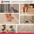 thumbnail image 4 of Warming Systems - Ensemble de Chauffage au Sol Électrique Radiant 65 Pi2 120 V – Comprend Câble Chauffant, Thermostat Programmable, Capteur, Guides de Câbles, Moniteur d'Installation et Planchers Chauffants sous Carreaux, 4 of 4