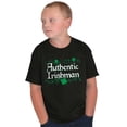 thumbnail image 5 of St Patricks Day True Irishman Clover Boys Kids T Shirt Tees Tops Teen Brisco Brands S, 5 of 5