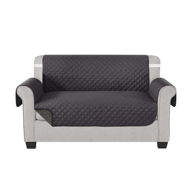 Cubre Sillones Mubson Microfibra Gris 2 Asientos Antideslizante e Impermeable