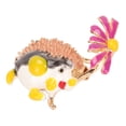thumbnail image 4 of Broche de erizo broche de erizo lindo de moda esmalte negro púrpura para viajar ANGGREK Otros, 4 of 7