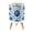 Color 3, variant on Small Trash Can with Lid Vibrant Spiral Galaxies Cosmic Nebulae Deep Space 1.8 Gallon Dog Proof Trash Can Round Garbage Can Waste Bin Wastebasket for Bathroom Bedroom Living Room