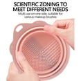 thumbnail image 5 of Folding Silicone Makeup Brush Cleaning Bowl Pad for Powder Puff and Beauty Tools, 5 of 6