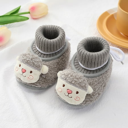 

〖Roliyen〗Toddler Shoes Baby Girls Boys Warm Shoes Soft Booties Snow Comfortable Boots Infant Toddler Warming And Fashion Cute Shoes