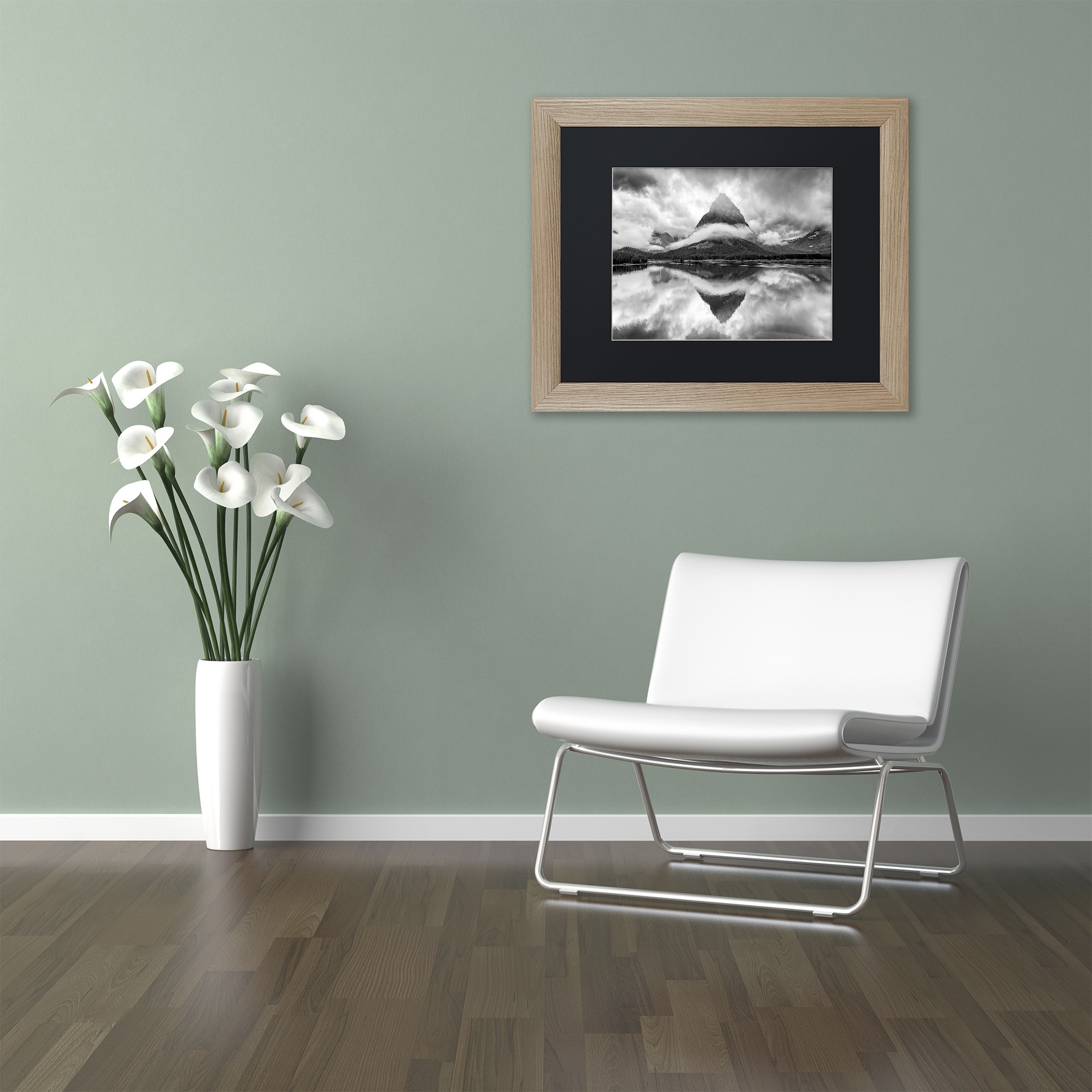 Trademark Fine Art "Tie a Ribbon" Canvas Art by Michael Blanchette Photography Black Matte, Birch Frame