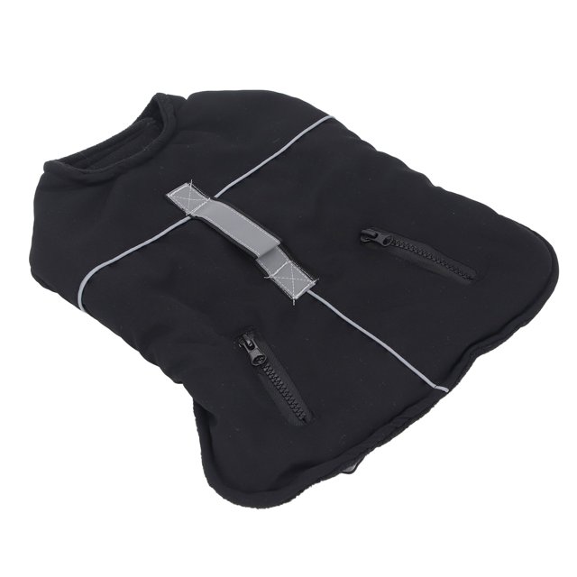 ROPA ABRIGADA PARROS, Chaqueta Impermeable de Lana Cálida para Perros Con Tiras Reflectantes, Chaleco para Clima Frío Para Perros Grandes