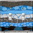 thumbnail image 1 of Metal Light Switch Plate Cover Colorful Safari African Tribal Art Pattern SFR035, 1 of 13