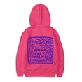 thumbnail image 4 of WOYY Girls Palm Graphic Hoodie Kids Preppy Pullover Pocket Hooded Sweatshirt, Sizes 1-13, 4 of 6