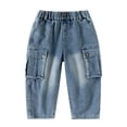 thumbnail image 2 of LvhaoGJOB Girls' Stylish Design Jeans with Easy Care and Versatile Style, 2 of 7