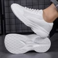 thumbnail image 3 of Men's Wide Toe Walking Shoes Lightweight Breathable Mesh Sneakers with Cushioned Non-Slip Sole for Running Gym Training Travel Outdoor Sports and Daily Comfort, 3 of 9