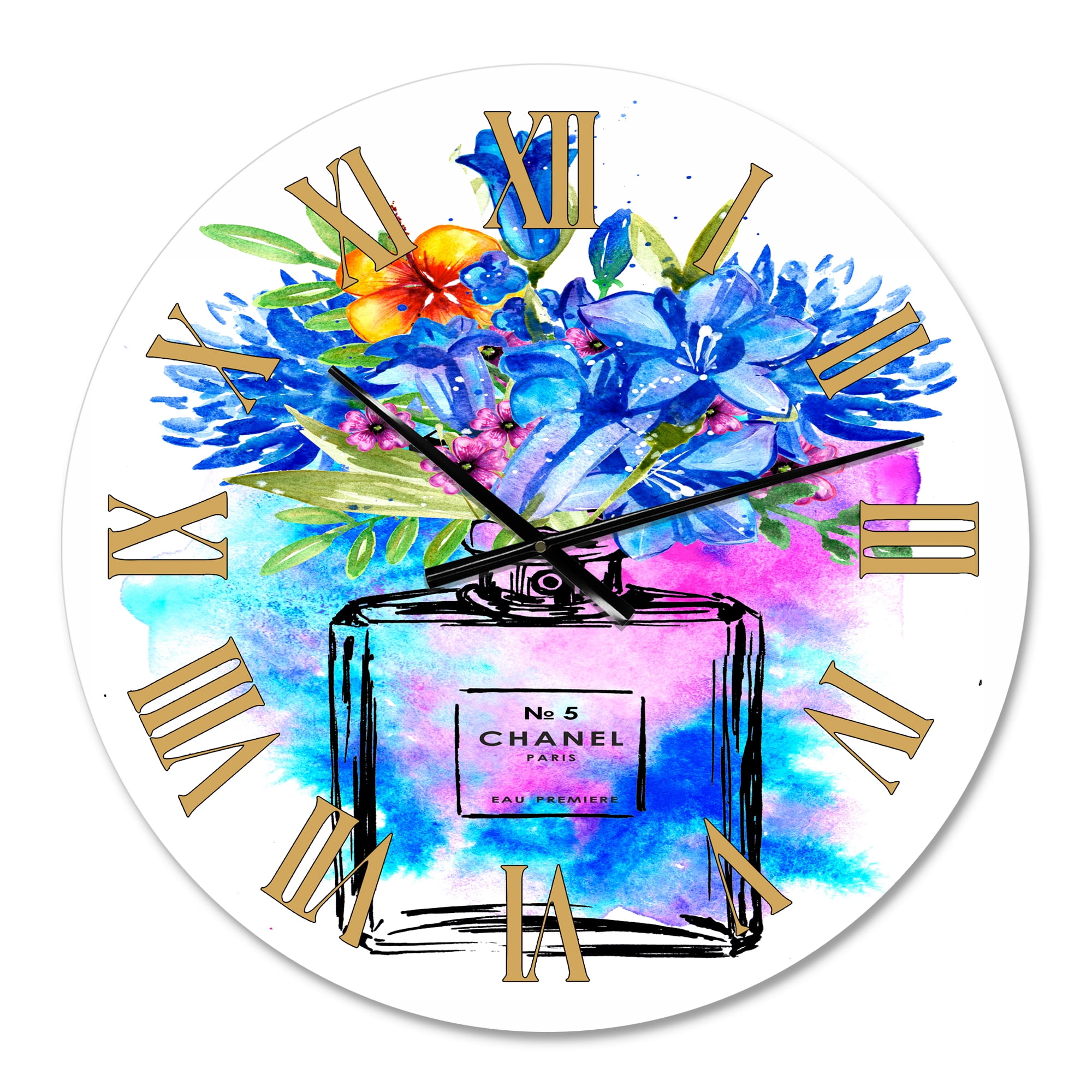 Designart 1 in French,Country Wall Clock