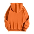 thumbnail image 5 of Women's Hoodie Pumpkin Graphic Print Oversized Long Sleeve Sweatshirts Pullover Top Casual Hooded Drawstring Halloween Streetwear, 5 of 5