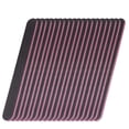 thumbnail image 1 of Limas de uñas de grano 100/180, color negro, lavables, de doble cara, para uñas de grano natural, 100 unidades, para manicura y pedicura (limas de uñas 100/180, tira recta negra) Xemadio XMWJ002, 1 of 7