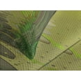 thumbnail image 4 of Ambesonne Forest Quilted Bedspread Set 3 Pcs, Pathway Trees, Queen Size, Fern Green Yellow, 4 of 5