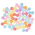 thumbnail image 4 of 100 pcs Acrylic Letter Beads Colorful Letter Beads DIY Bracelet Making Alphabet Beads, 4 of 8