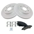 thumbnail image 2 of TRQ Front Posi Ceramic Brake Pad & E-Rotor Set Fits Select Chevy GMC Truck Van SUV, 2 of 5